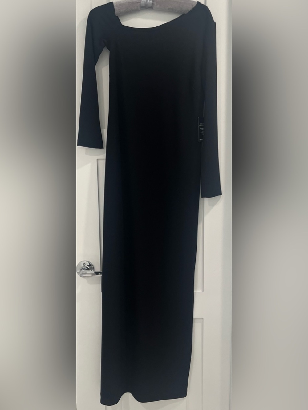 BOSTON PROPER Black Maxi Dress, Size XXS, NWT